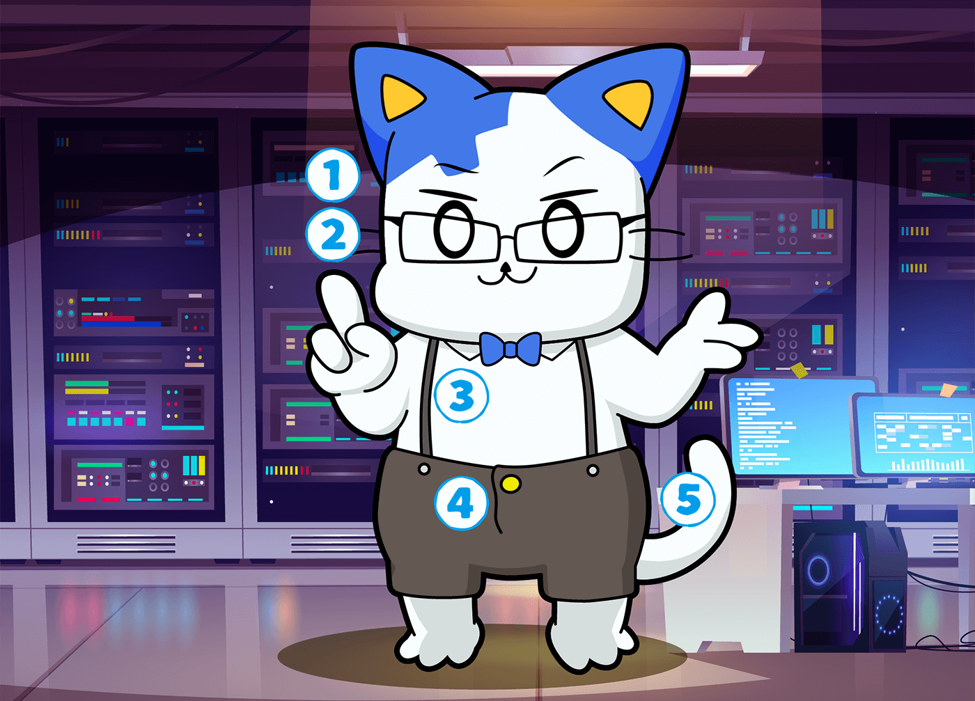 メガにゃんのボディのひみつ